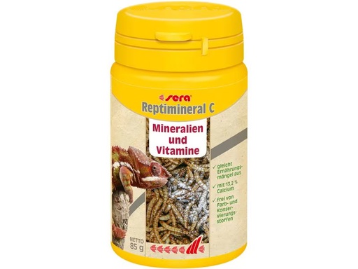 [90278812 1479229] sera Zusatzpräparat Reptimineral C, 100 ml, 85g