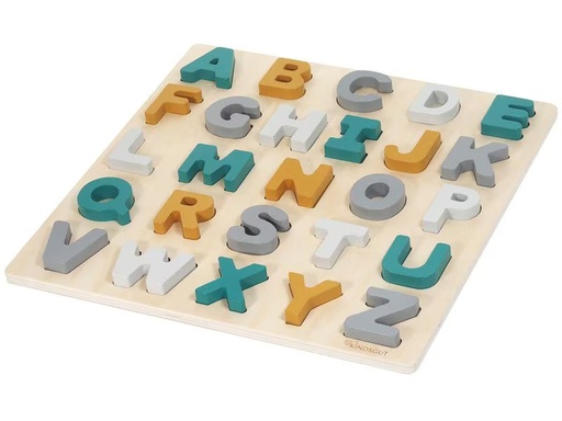 [90278946 1161751] Kindsgut Holzpuzzle ABC-Puzzle Caspar