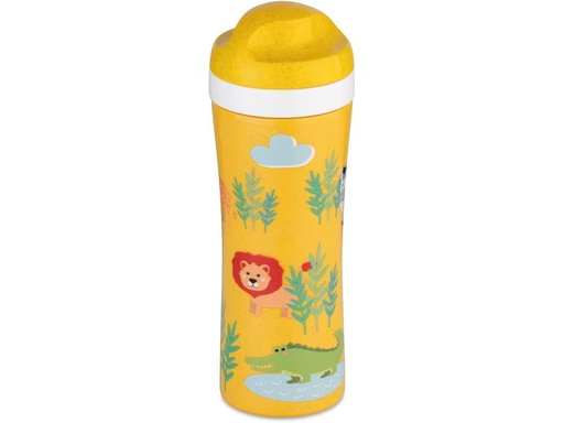 [90279033 1520713] Koziol Trinkflasche Oase Afrika, 425 ml, Gelb