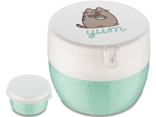 [90279094 1520725] Koziol Lunchbox Bento Pusheen 450 ml, Mint/Türkis