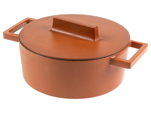 [90279249 1519642] Sambonet Bräter Terra.Cotto Cast Iron 24 cm, Curry