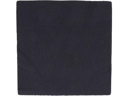 [90279271 1510703] tabletop Cocktailservietten 25 cm x 25 cm, 50 Stück, Schwarz