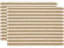 Södahl Tischset Statement Stripe 48 cm x 33 cm, 2 Stück, Beige