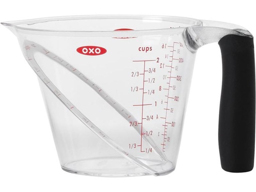 [90279401 1523001] Oxo Good Grips Messbecher 2.5 dl, Schwarz/Transparent