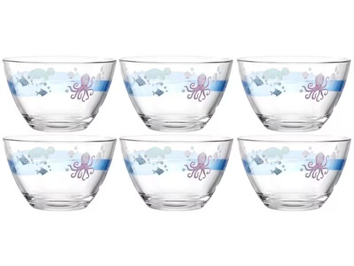 [90279458 1506183] Leonardo Kinderschale Avventura 400 ml, 6 Stück, Meer