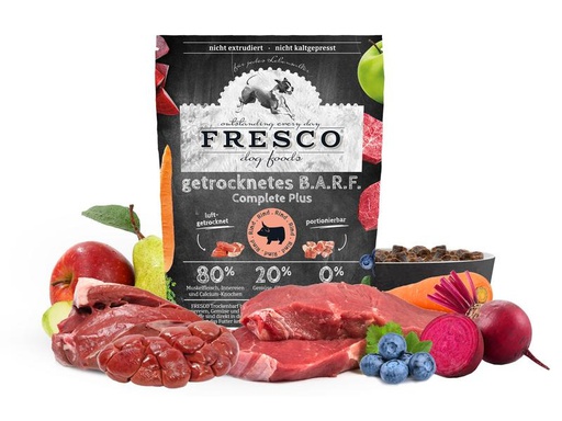 [90279871 1518961] FRESCO Trockenfutter BARF Complete Plus Rind, 2.5 kg