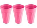 Frats Trinkbecher 300 ml, 3 Stück, Pink