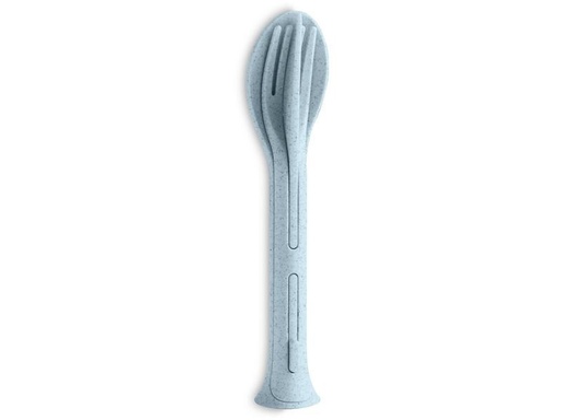 [90280001 1520741] Koziol Besteck-Set to go Klikk Pocket 3-teilig, Blau