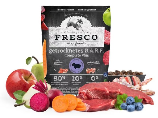 [90280090 1518968] FRESCO Trockenfutter BARF Complete Plus Lamm, 5 kg