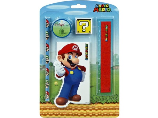 [90280408 1392628] Undercover Schreibset Super Mario 5-teilig