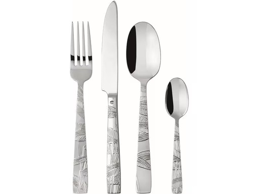 [90280416 1496346] Sambonet Besteck-Set Jungle 24-teilig, Silber