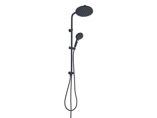 [90280443 1520613] diaqua® Duschsystem Wakuda Push, Schwarz matt