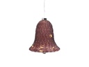 Sirius Weihnachtskugel Luna Glocke, Ø 9 cm, Bordeaux