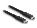 Delock USB4-Kabel 40 Gbps koaxial USB C - USB C 1.2 m