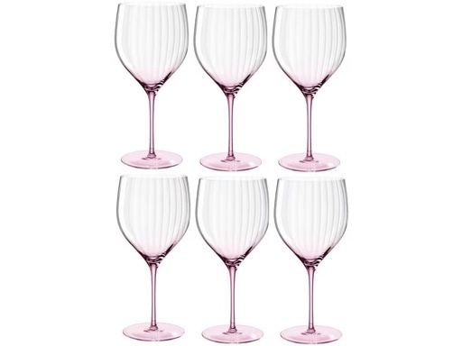 [90280833 1329175] Leonardo Cocktailglas Poesia 750 ml, 6 Stück, Rosa