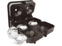 Paderno Eiswürfelform Diamant Schwarz