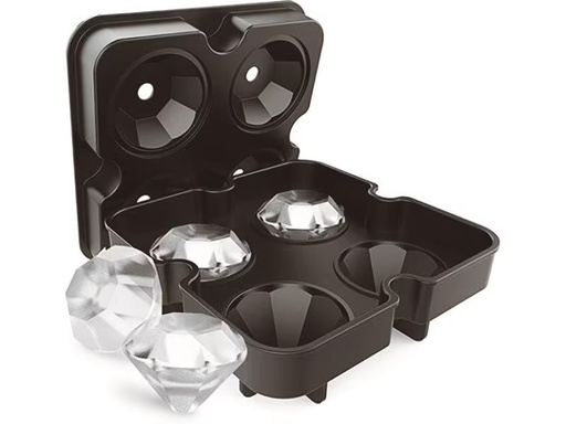 [90280933 1507630] Paderno Eiswürfelform Diamant Schwarz