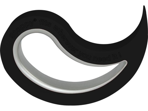 [90281168 1515556] stoppy Türsicherung 10 x 5.5 x 2 cm, Schwarz