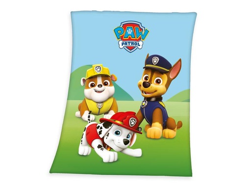[90281313 1522124] Herding Decke Paw Patrol 130 x 160 cm, Mehrfarbig