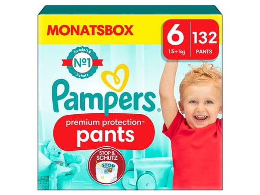 [90281396 1518520] Pampers Windeln Premium Protection Pants Extra Large Grösse 6