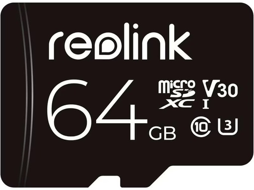 [90281408 1524059] Reolink Zubehör Speicherkarte RL-MicroSD-64GB, 64 GB 1 Stück