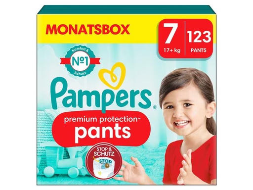 [90281415 1518521] Pampers Windeln Premium Protection Pants Extra Large Grösse 7