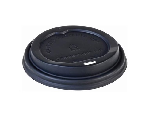 [90281534 1513086] Naturesse Deckel zu 200 ml Kaffeebecher, 50 Stück, Schwarz