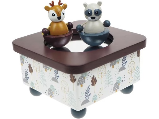 [90281584 1494730] Spielba Holzspielwaren Musikspieldose Waschbär &amp; Reh