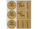 Kilner Motivsticker 30 Stück Braun