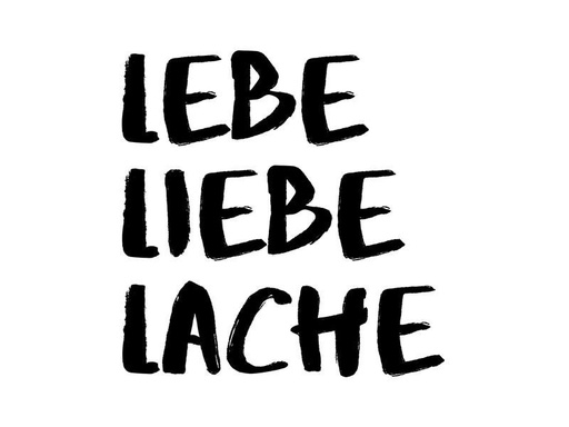 [90281807 1510563] Braun + Company Papierservietten Lebe, liebe, lache, 33 cm x 33 cm, 20 Stück