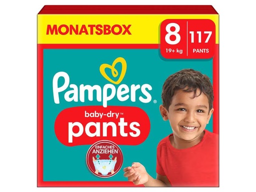 [90282146 1518535] Pampers Windeln Baby Dry Pants Extra Large Grösse 8