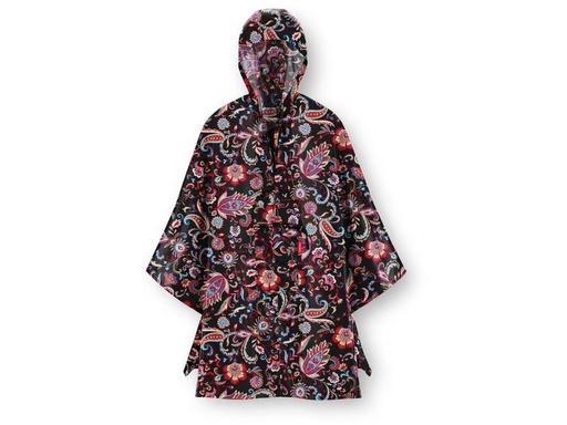 [90282150 1421958] Reisenthel Regenponcho Mini Maxi Paisley Black