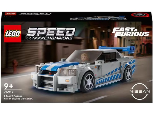 [90282460 1468558] LEGO® Speed Champions 2 Fast 2 Furious – Nissan Skyline 76917
