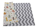Dwinguler Spielmatte Slim Zig Zag Grau 180 x 140 cm