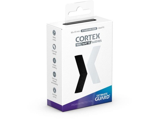 [90282742 1493437] Ultimate Guard Kartenhülle Cortex Sleeves Standard Matt-Schwarz 100