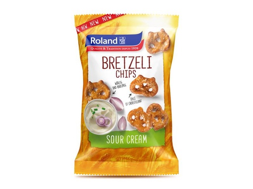 [90282750 1530452] Roland Snacks Bretzeli Chips Sour Cream 180 g