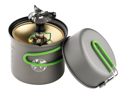 [90282897 1497232] Optimus Gaskocher Crux Weekend Kochsystem Grau