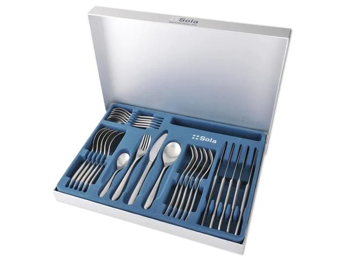 [90282947 1154736] Sola Besteck-Set Virginia 24-teilig, Silber