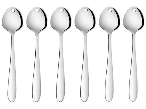 [90282981 1450044] Sola Eislöffel S-Line 6 Stück, Chrom