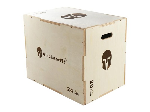 [90283160 1528631] Gladiatorfit Sprung-Plyobox aus Holz 3 in 1