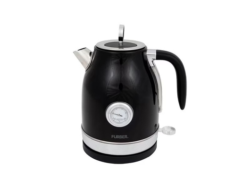 [90283191 1448465] FURBER Wasserkocher Brando 1.7 l, Schwarz glanz