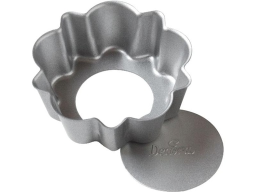 [90283385 1528113] Decora Wähen-Backform Ø 8 cm, Silber