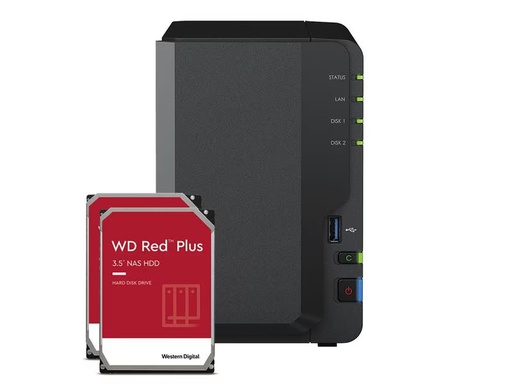 [90283539 1531914] Synology NAS DiskStation DS223, 2-bay WD Red Plus 24 TB