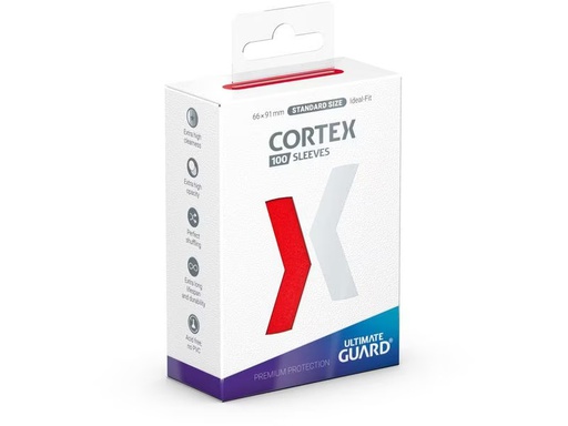 [90283592 1493433] Ultimate Guard Kartenhülle Cortex Sleeves Standardgrösse Rot 100