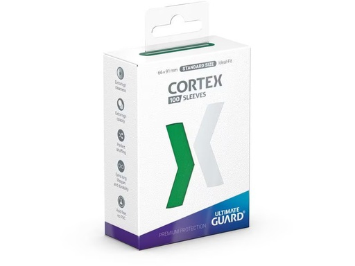 [90283593 1493435] Ultimate Guard Kartenhülle Cortex Sleeves Standardgrösse Grün 100