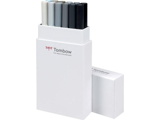 [90047965 577614] Tombow ABT 12 Stück, Grautöne