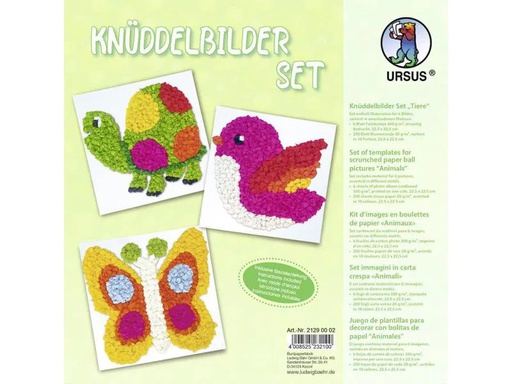 [90047967 1011612] URSUS Bastelset Knüddelbilder Tiere