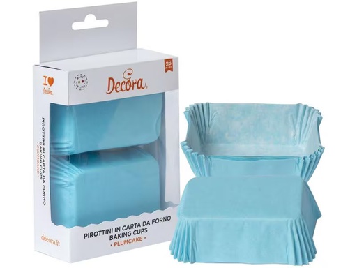 [90283921 1528138] Decora Mini-Cake-Backform 36 Stück, Hellblau