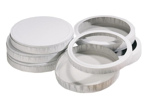 [90284012 1519149] Folia Laternen-Bastelset 15.3 cm, 10 Paar, Weiss