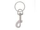 Glorex Schlüsselanhänger mit Karabiner, Ø 30 mm, Silber